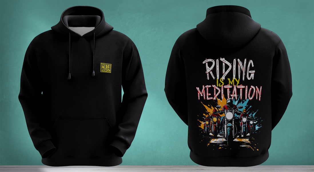 Riding is my Meditation Hoodie for Bikers