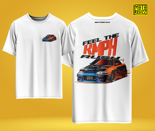 Feel The KMPH Rush Oversized T-shirt for Car Lovers