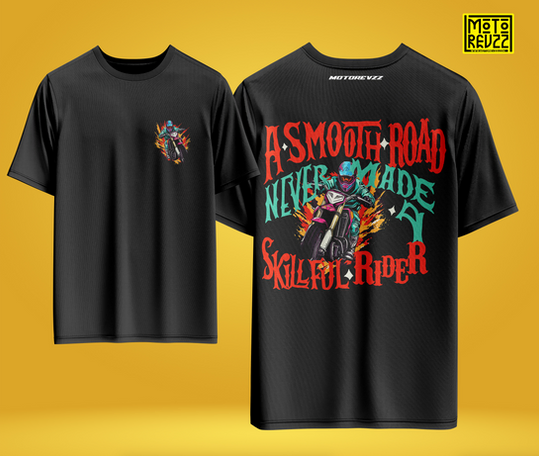 Skillful Rider Oversized T-shirt for Biker