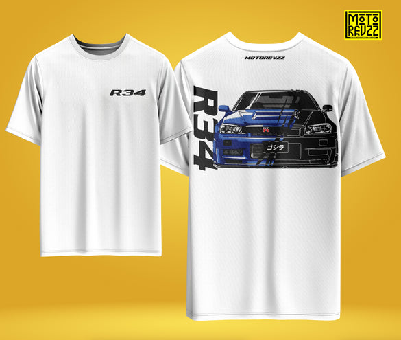 R34 Oversized T-shirt for Car Lovers