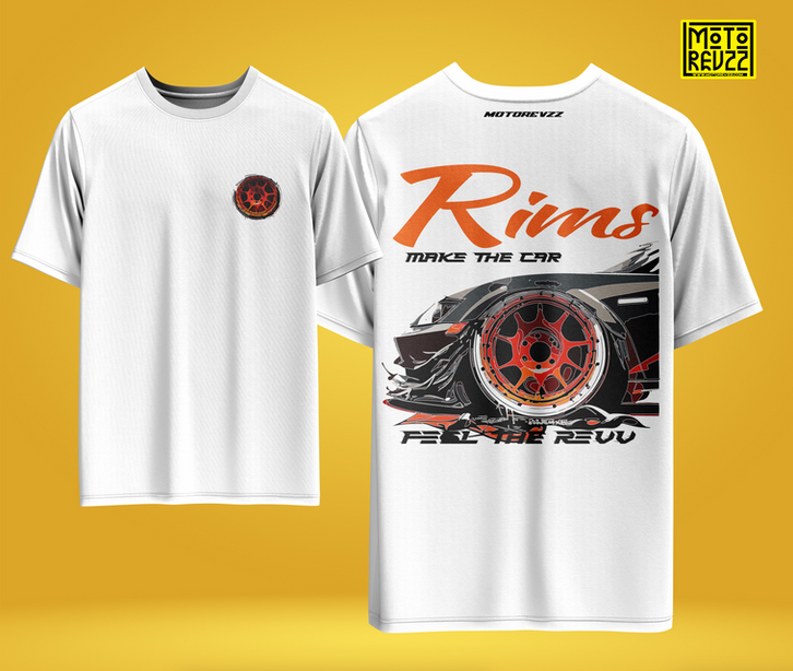 Rims Oversized T-shirt for Car Lovers