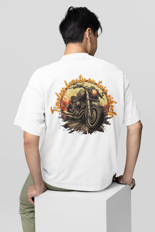 Timeless Beauty Oversized T-shirt for Bikers