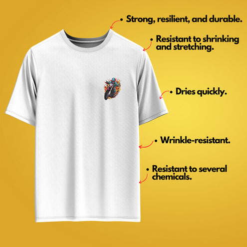 Skillful Rider Oversized T-shirt for Biker