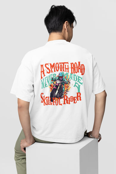 Skillful Rider Oversized T-shirt for Biker