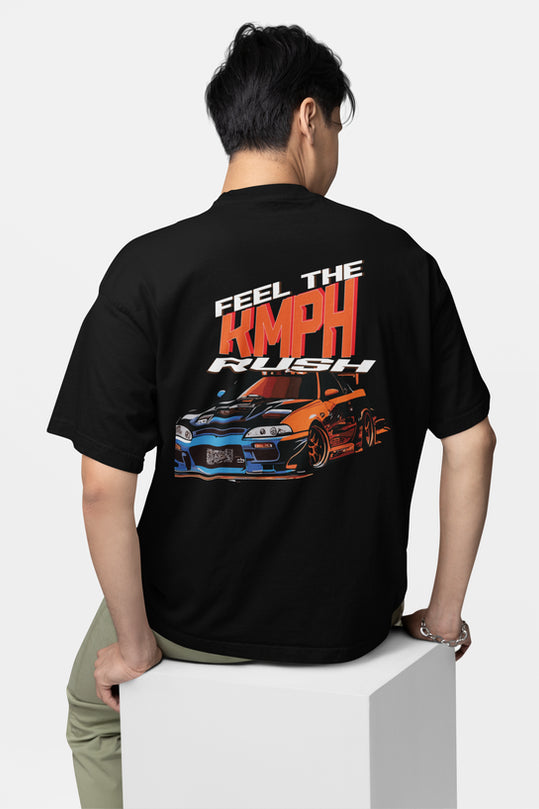Feel The KMPH Rush Oversized T-shirt for Car Lovers