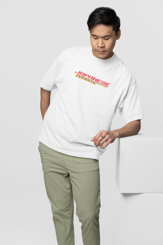 Japanese Domestic Market Oversized T-shirt for Car Lovers