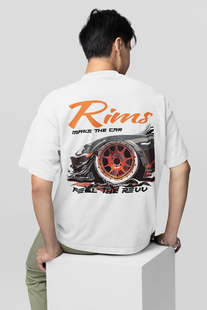 Rims Oversized T-shirt for Car Lovers