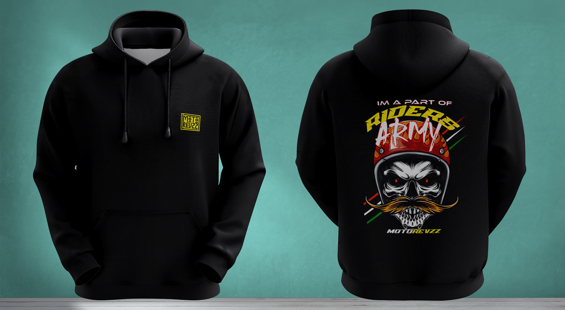 I'm a Part of Riders Army Hoodie for Bikers