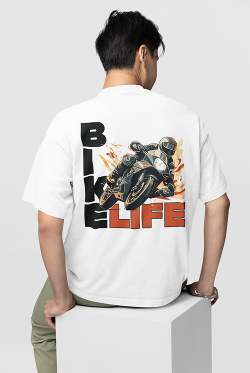 Bike Life Oversized T-shirt for Bikers