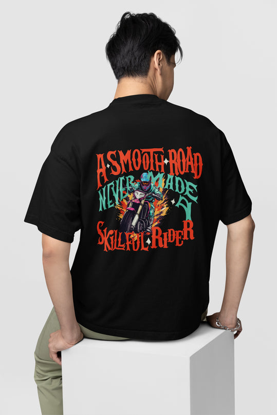 Skillful Rider Oversized T-shirt for Biker