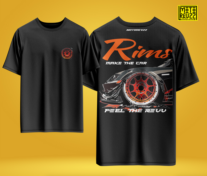 Rims Oversized T-shirt for Car Lovers