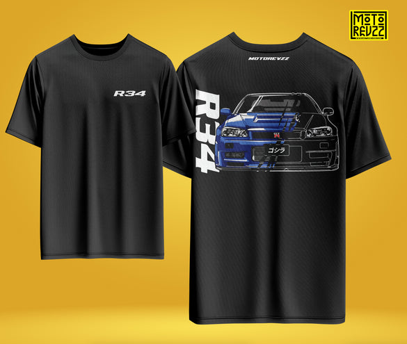 R34 Oversized T-shirt for Car Lovers