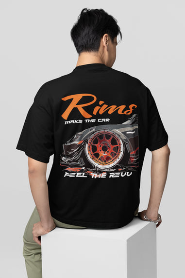 Rims Oversized T-shirt for Car Lovers