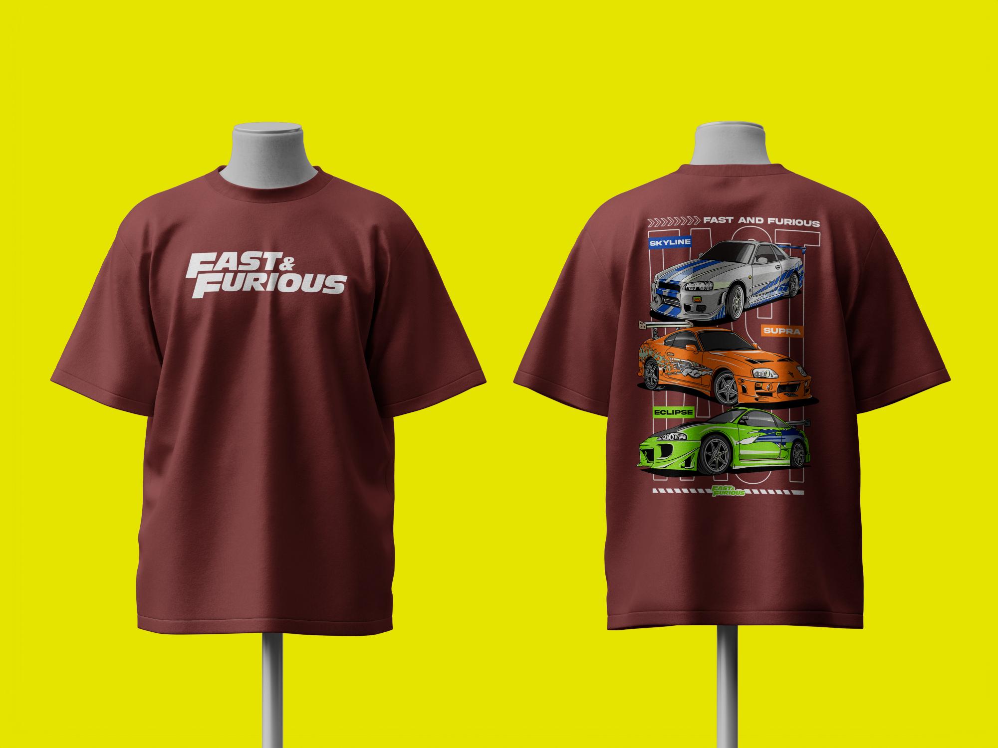 Fast and Furious Collection Oversized Tshirt – MOTOREVZZ