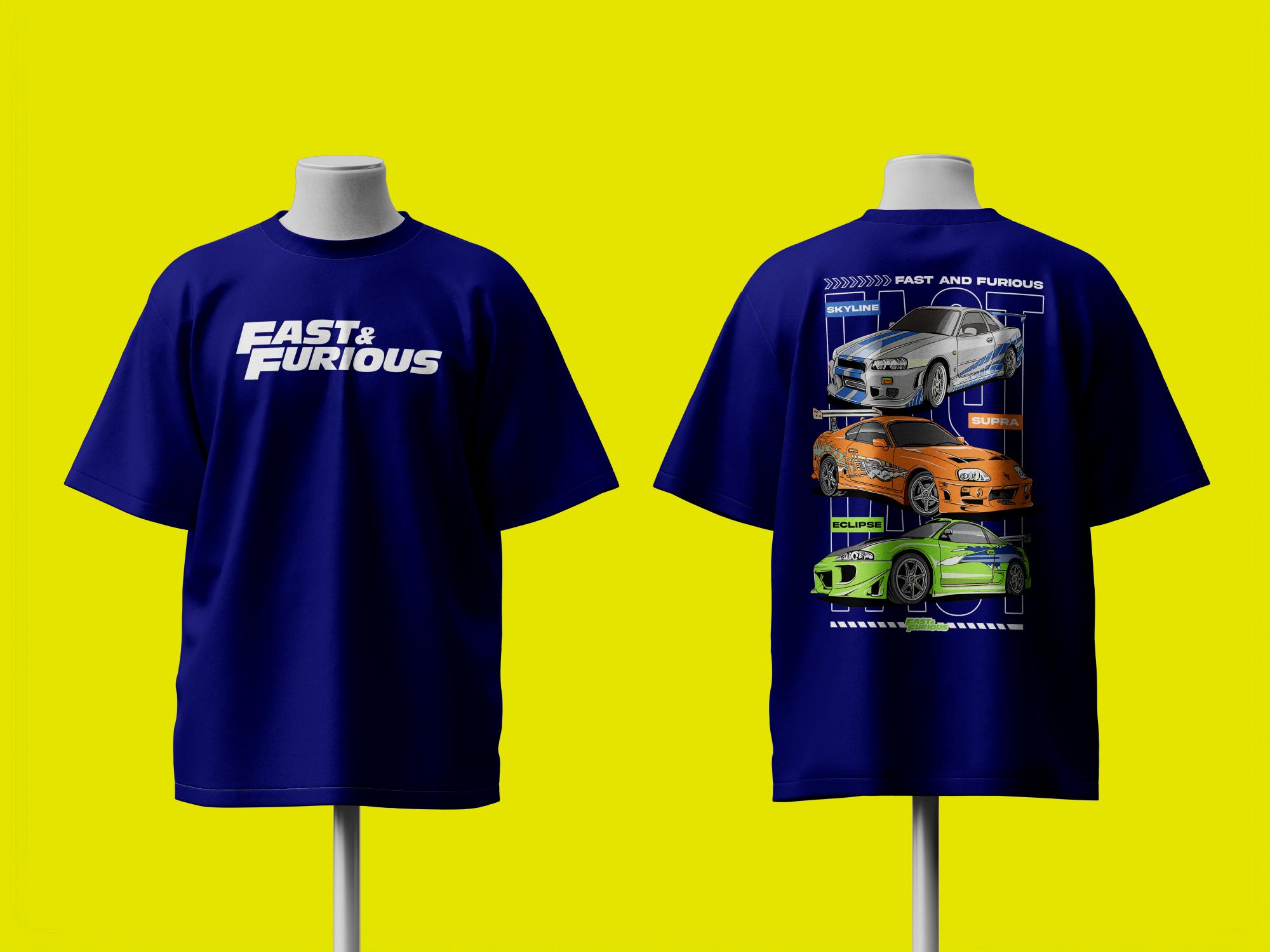 Fast and Furious Collection Oversized Tshirt