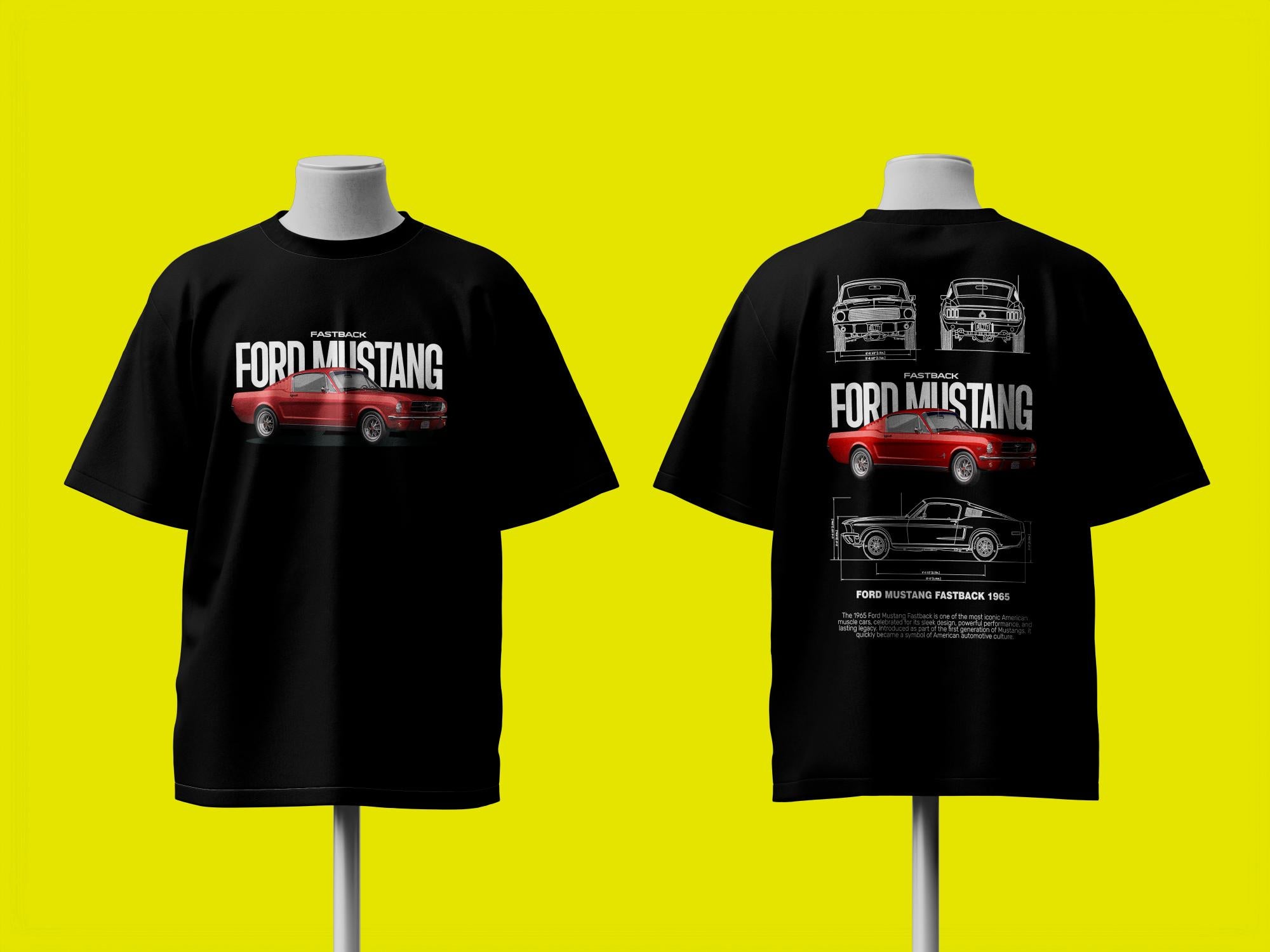 Ford Mustang Oversized Tshirt