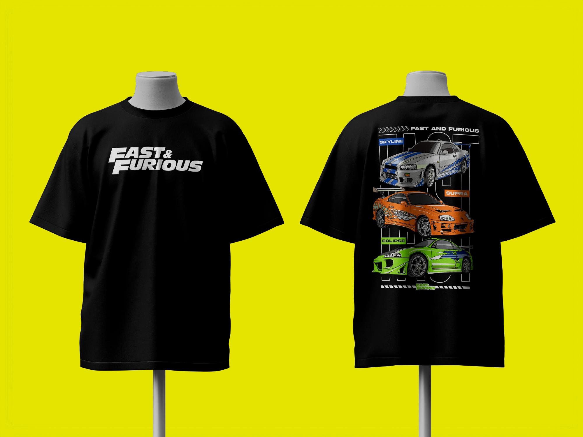 Fast and Furious Collection Oversized Tshirt