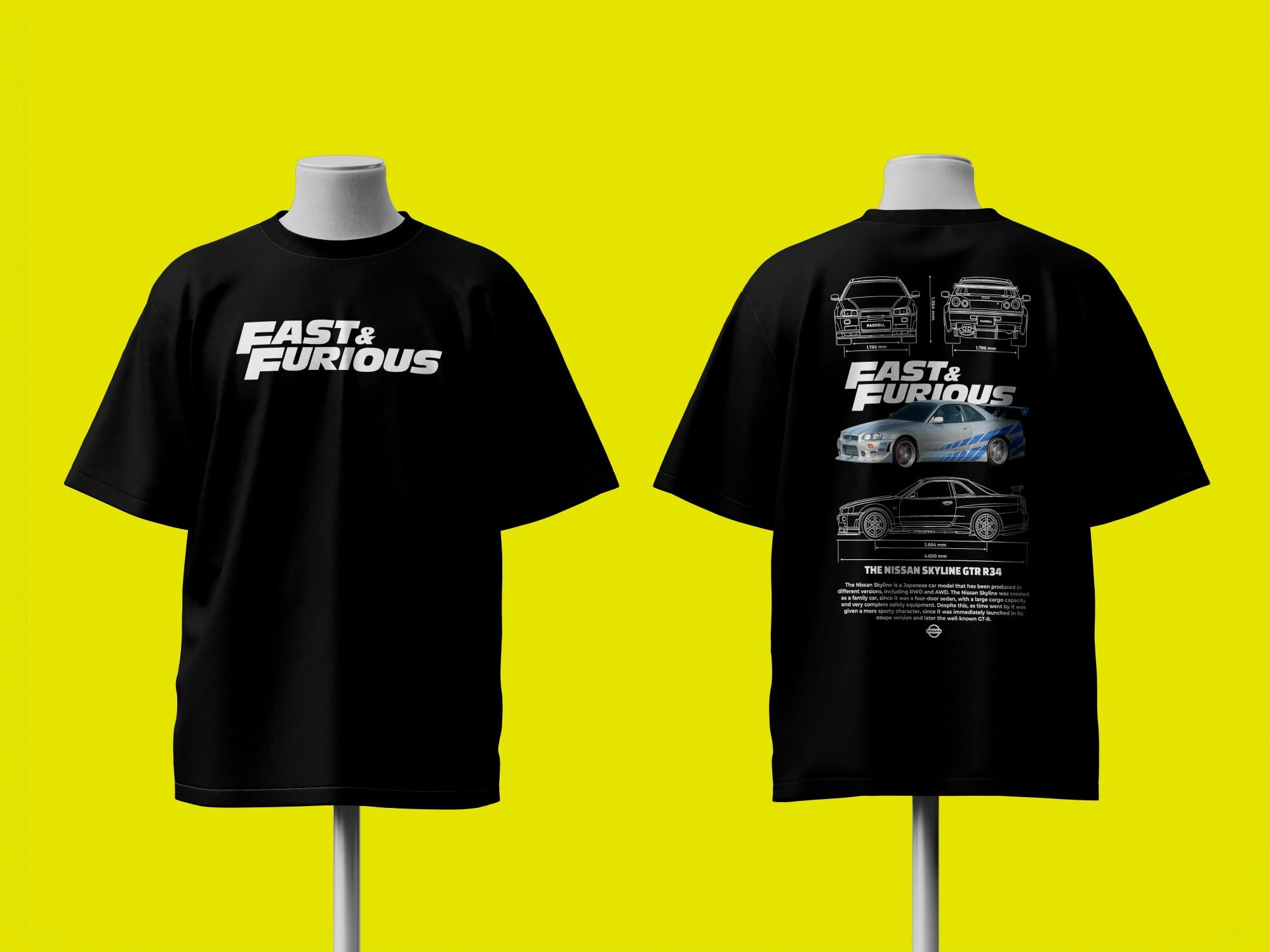 Fast and Furious Oversized Tshirt