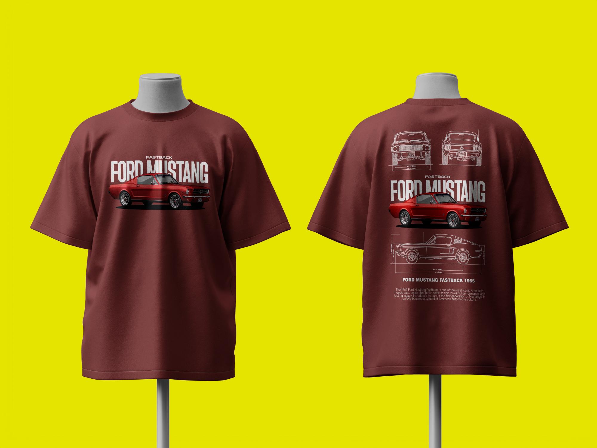 Ford Mustang Oversized Tshirt
