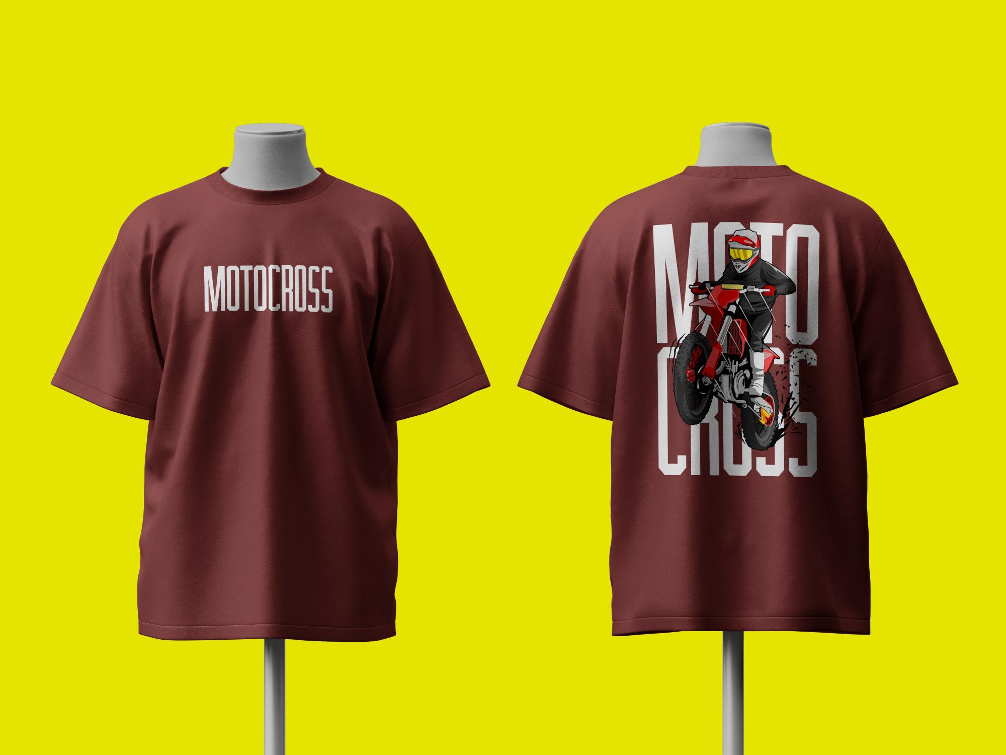 Motocross Oversized Tshirt
