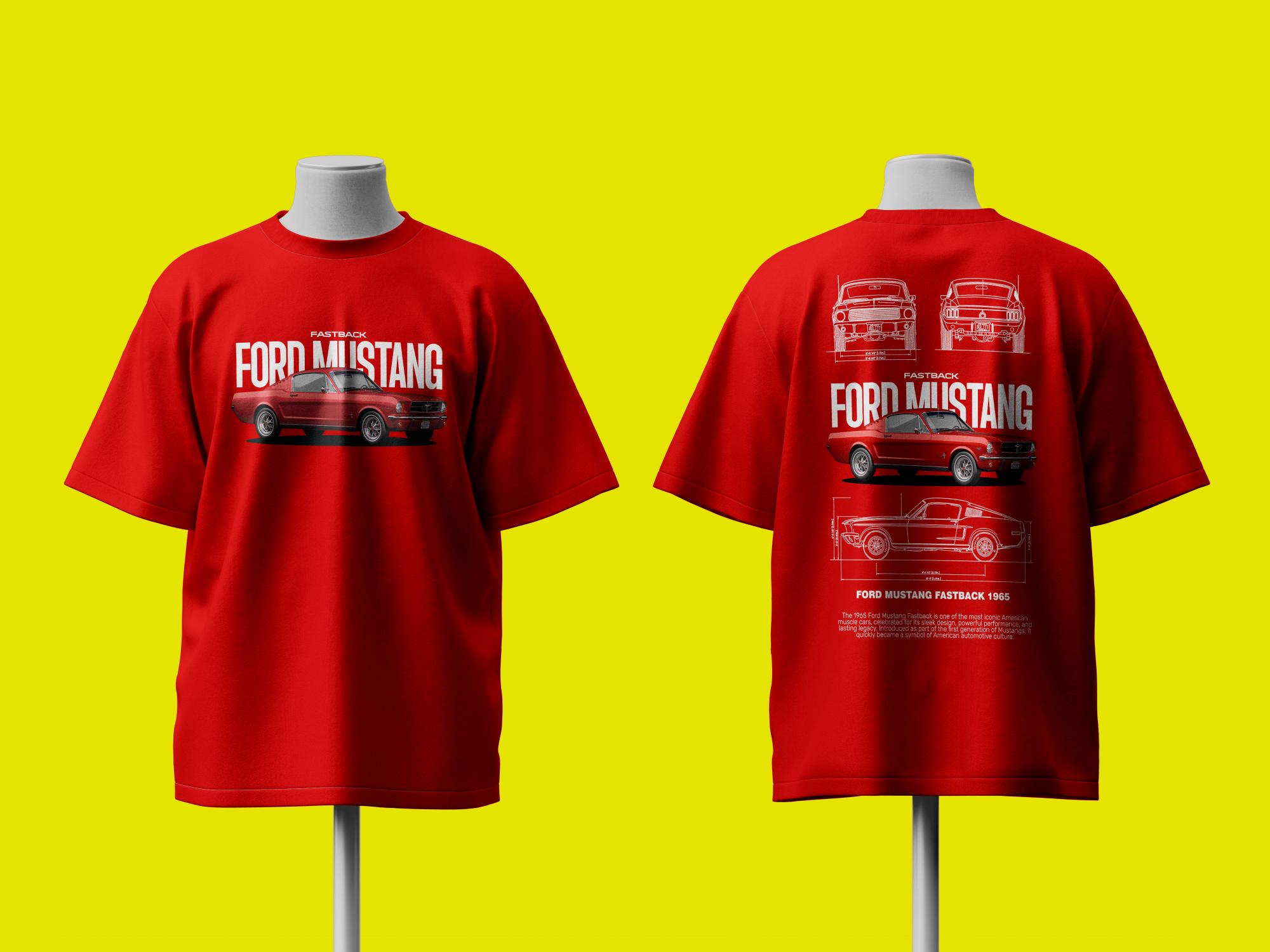 Ford Mustang Oversized Tshirt