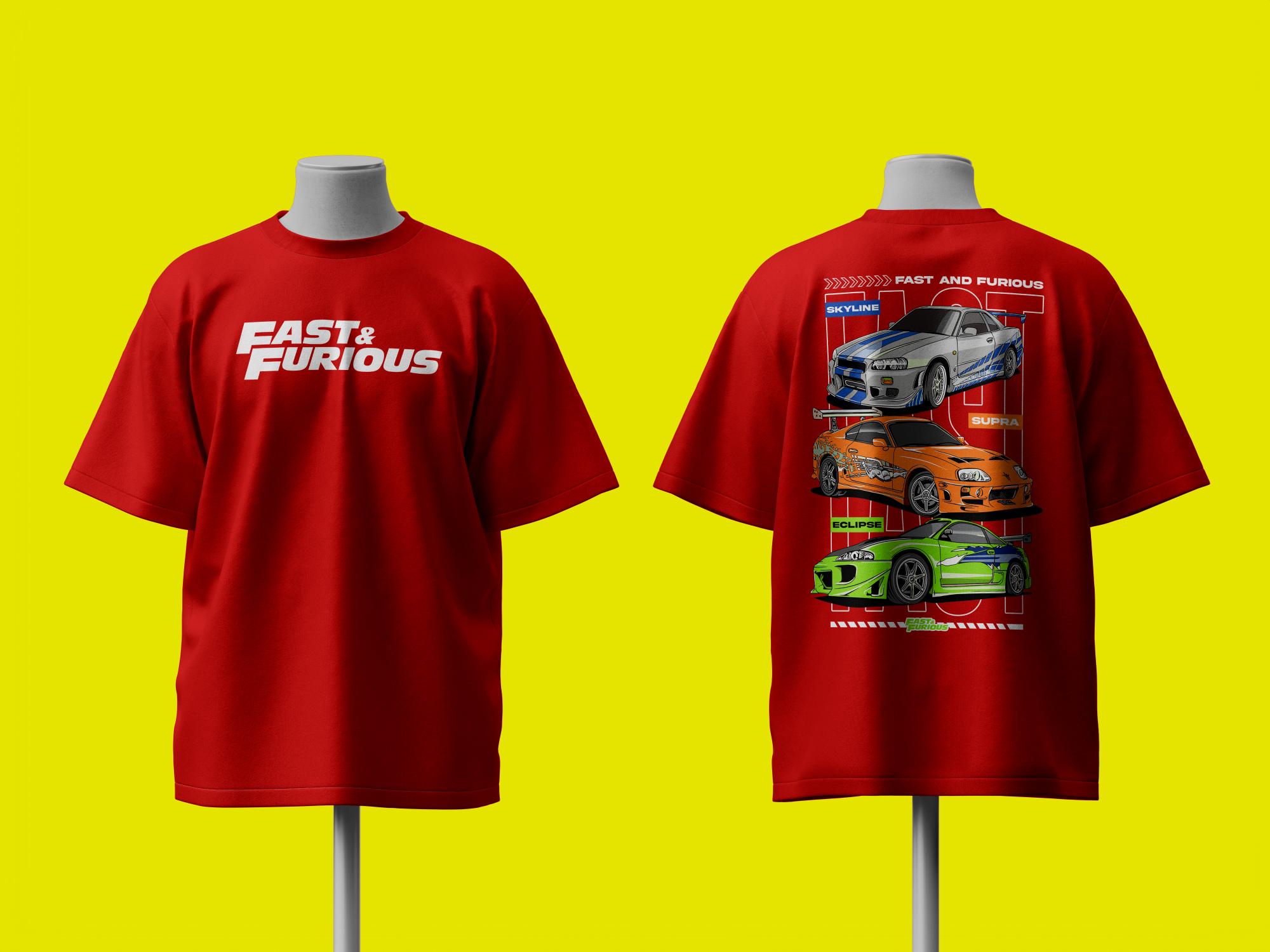 Fast and Furious Collection Oversized Tshirt