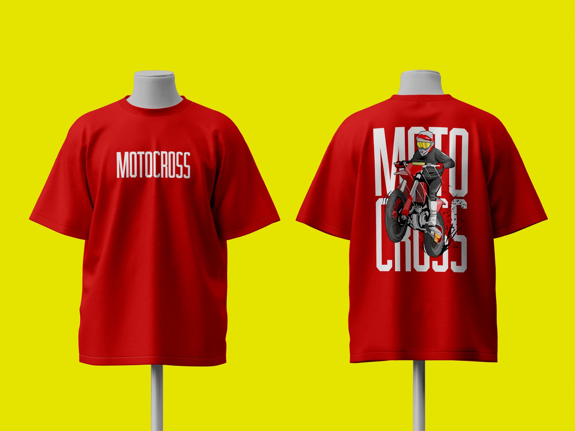 Motocross Oversized Tshirt