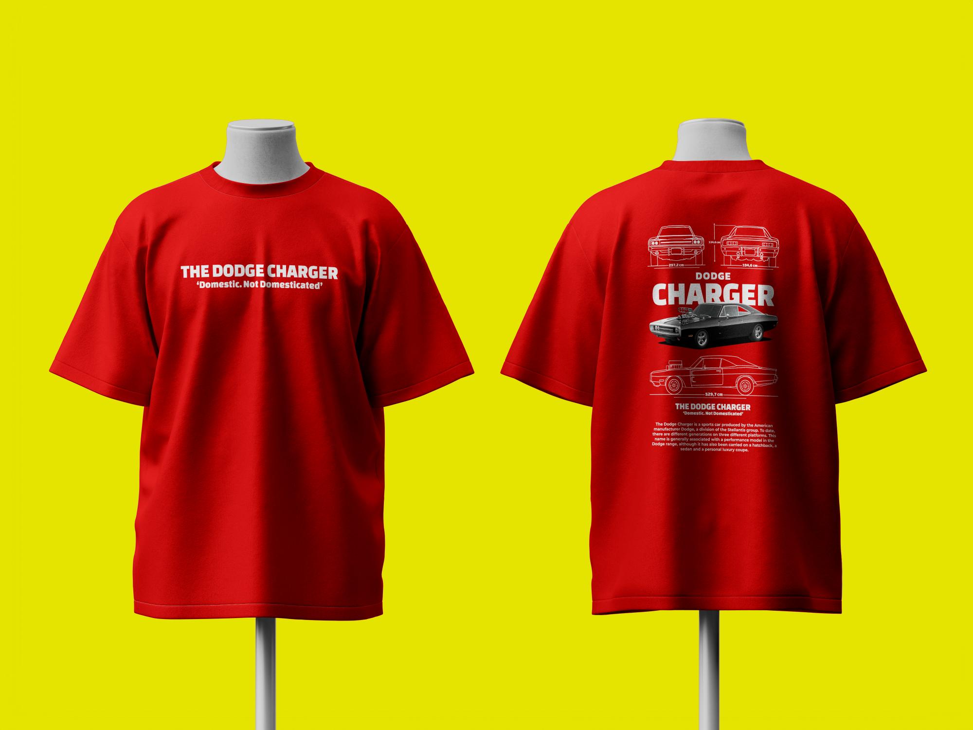 Dodge Challenger Oversized Tshirt