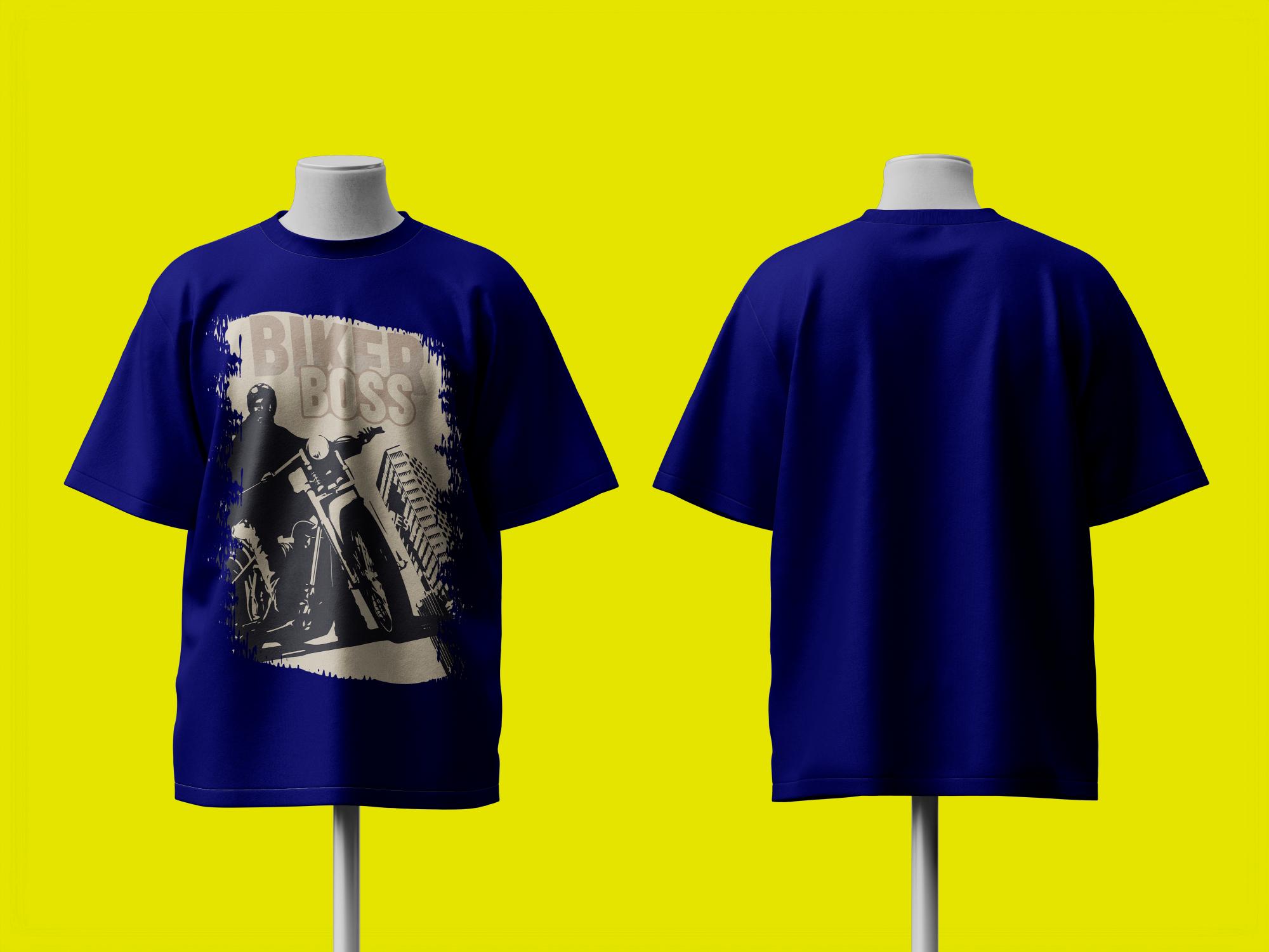 Biker Boss oversized Tshirt