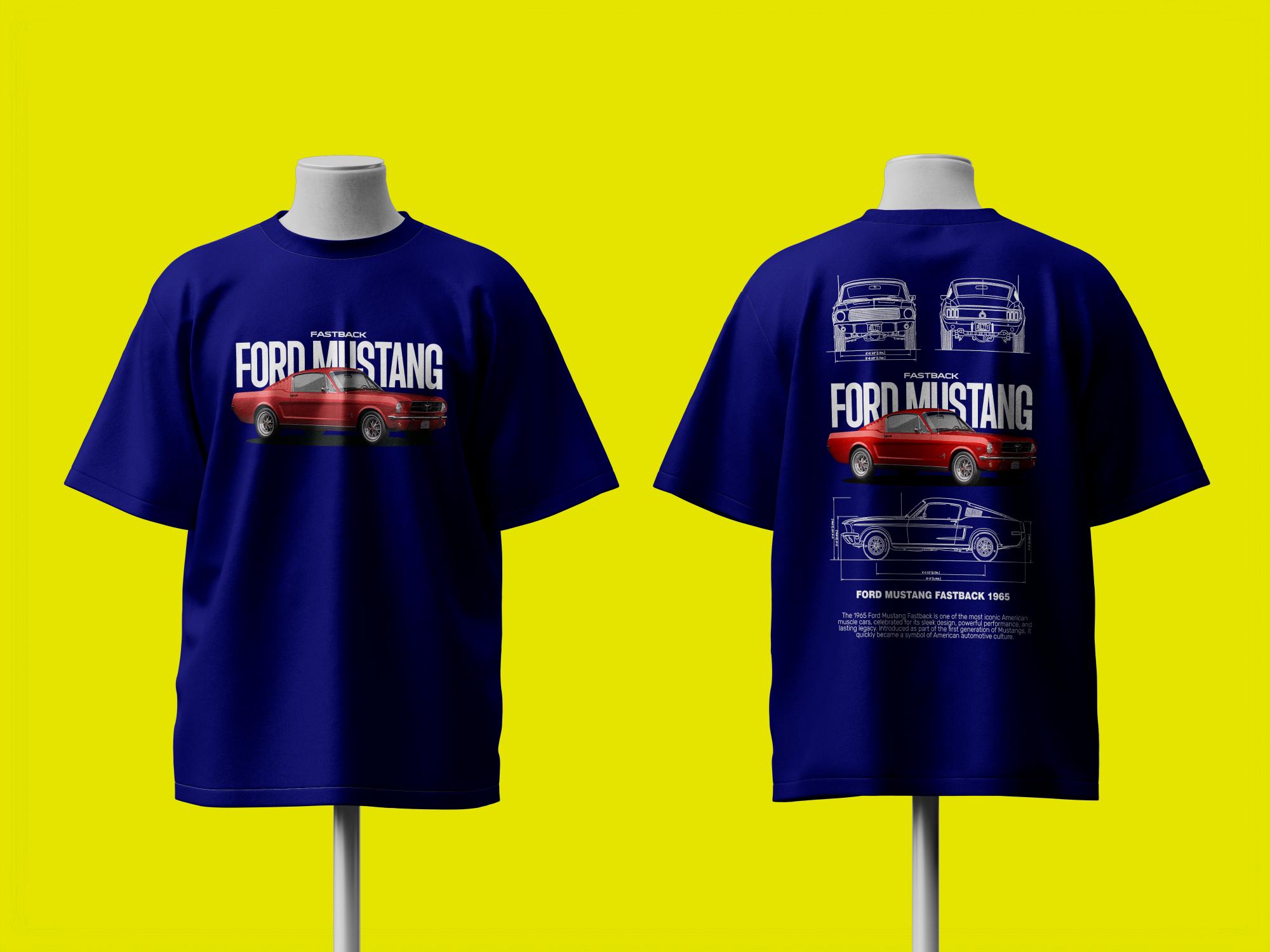 Ford Mustang Oversized Tshirt