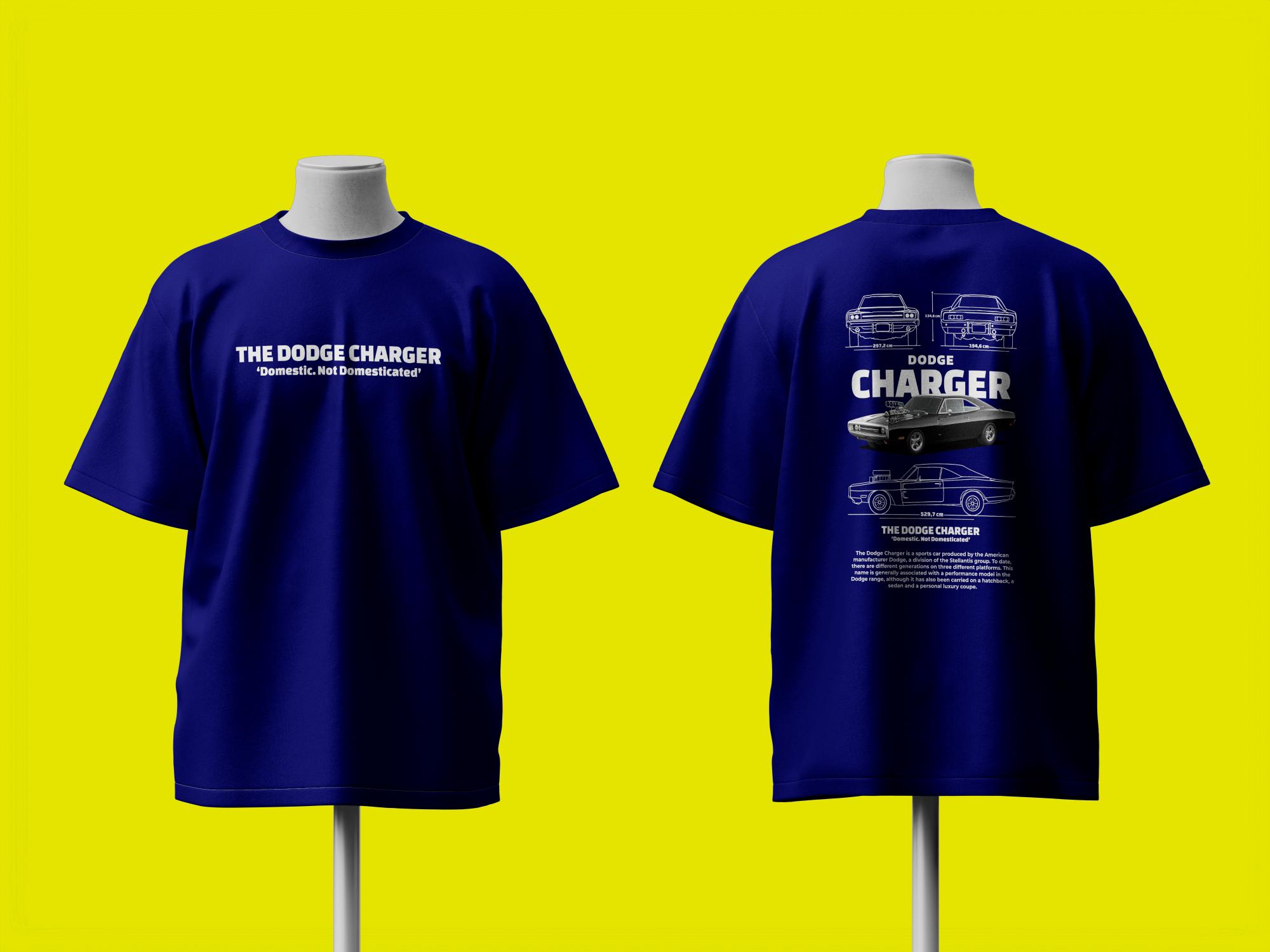 Dodge Challenger Oversized Tshirt