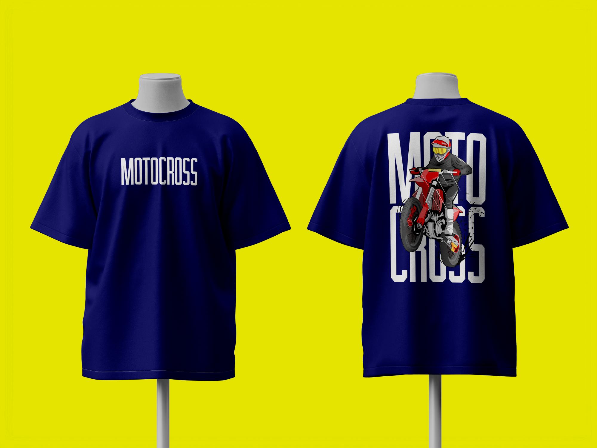 Motocross Oversized Tshirt