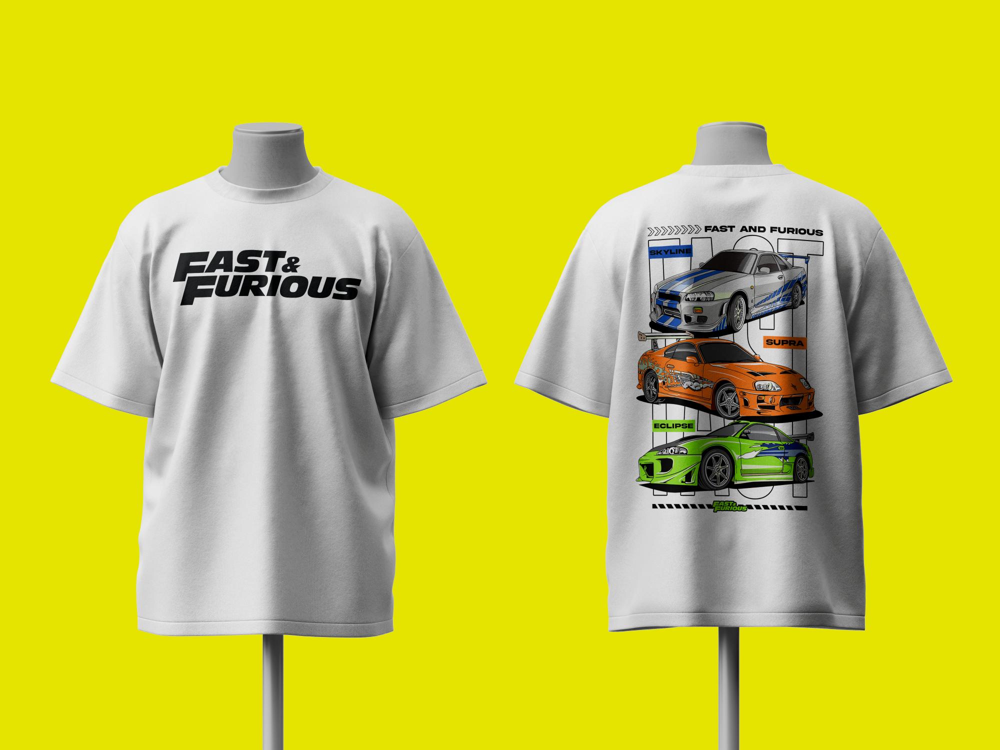 Fast and Furious Collection Oversized Tshirt