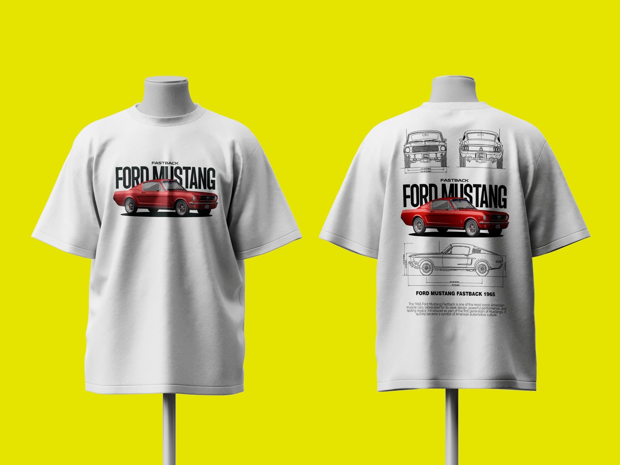 Ford Mustang Oversized Tshirt