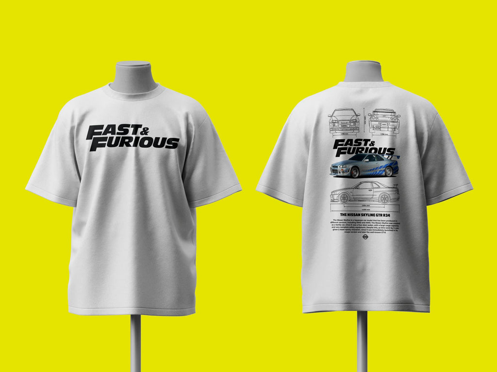 Fast and Furious Oversized Tshirt