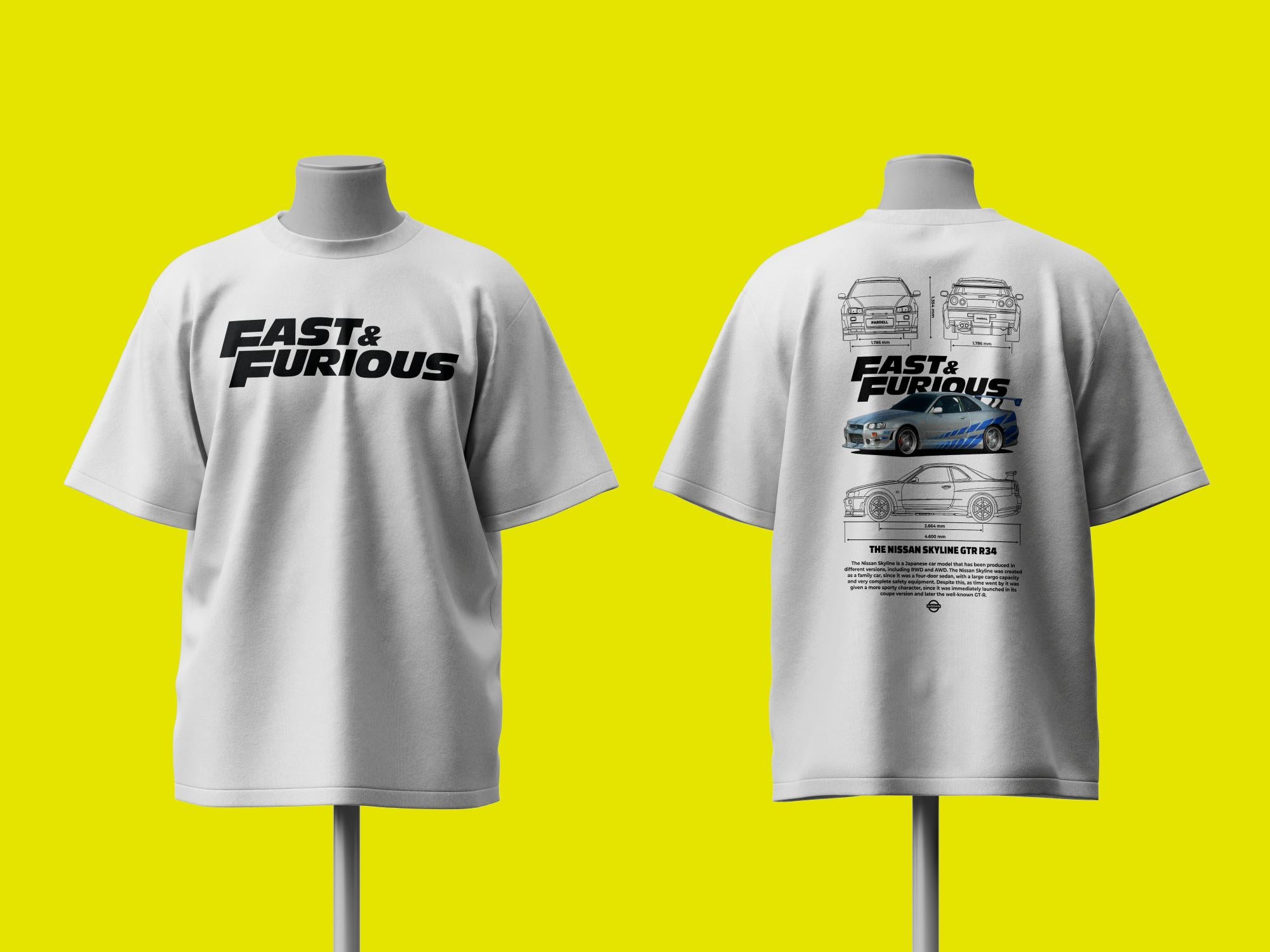 Fast and Furious Oversized Tshirt