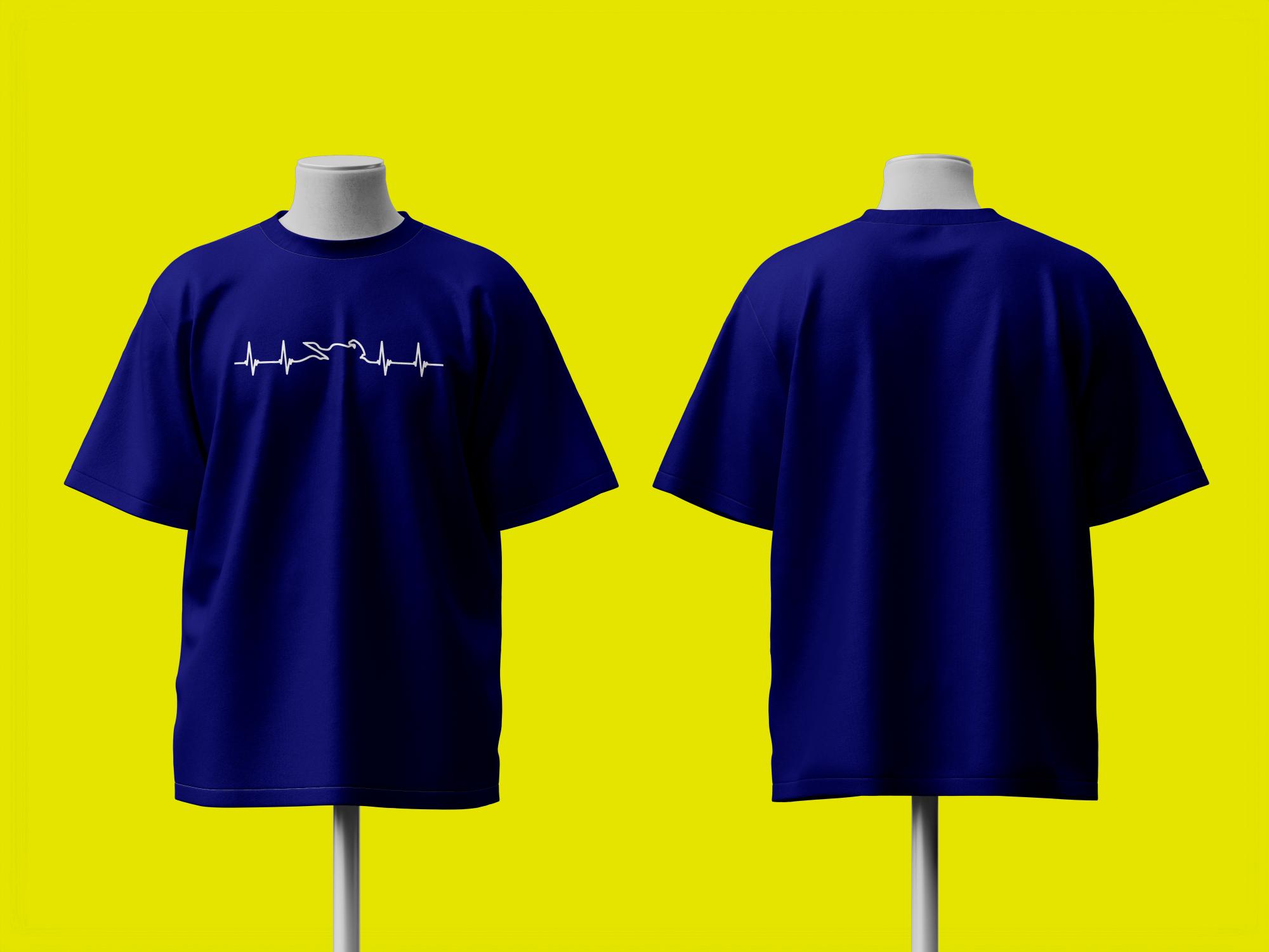 Heartbeat of a Biker Oversized T-Shirt