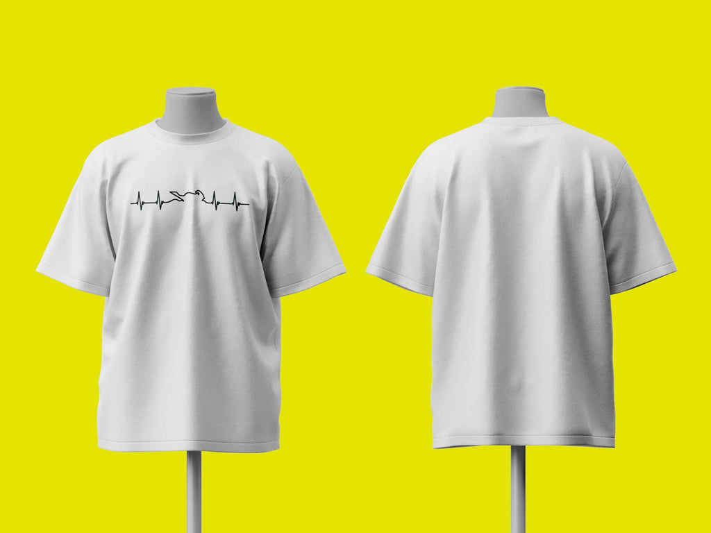 Heartbeat of a Biker Oversized T-Shirt