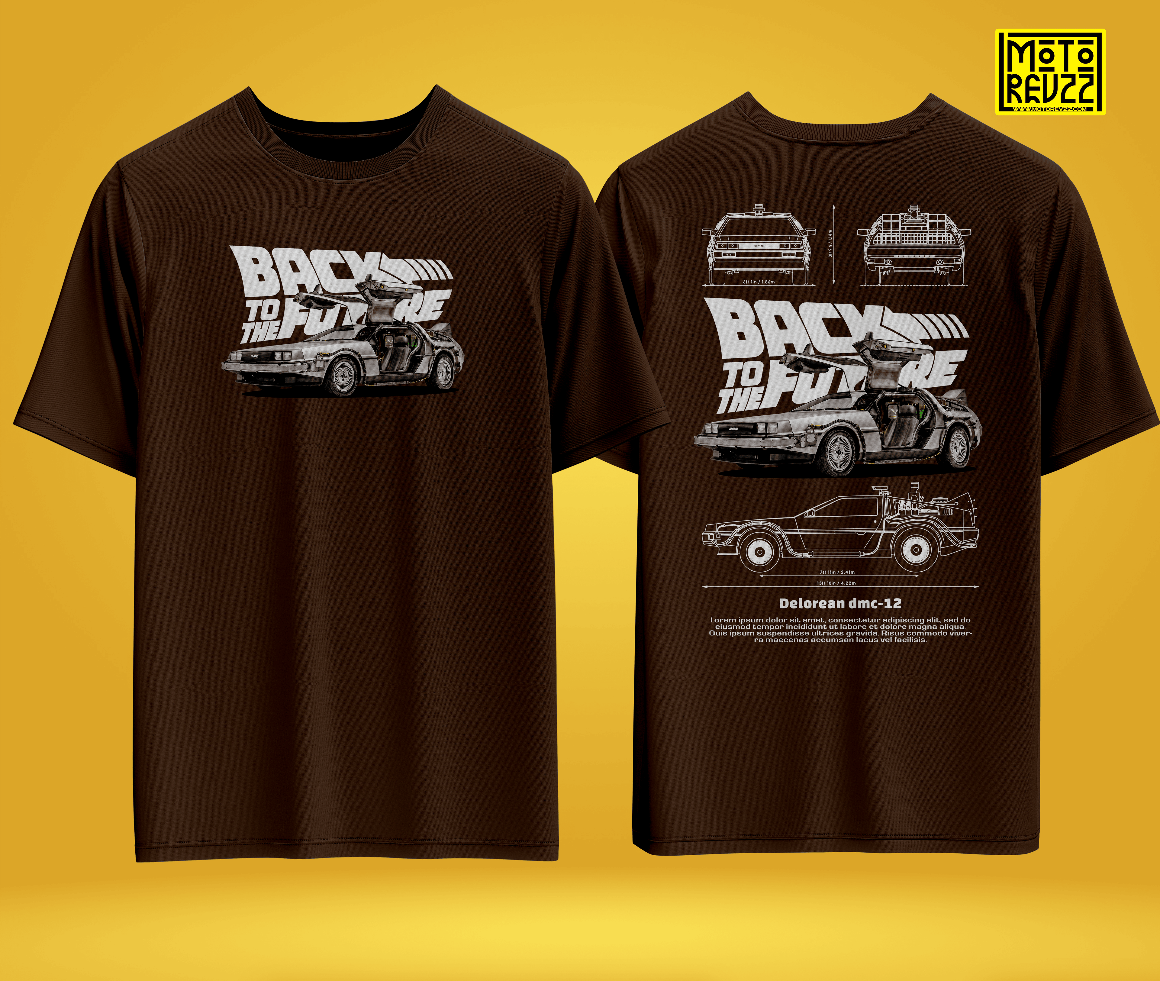 Back To The Future Oversized Tshirt