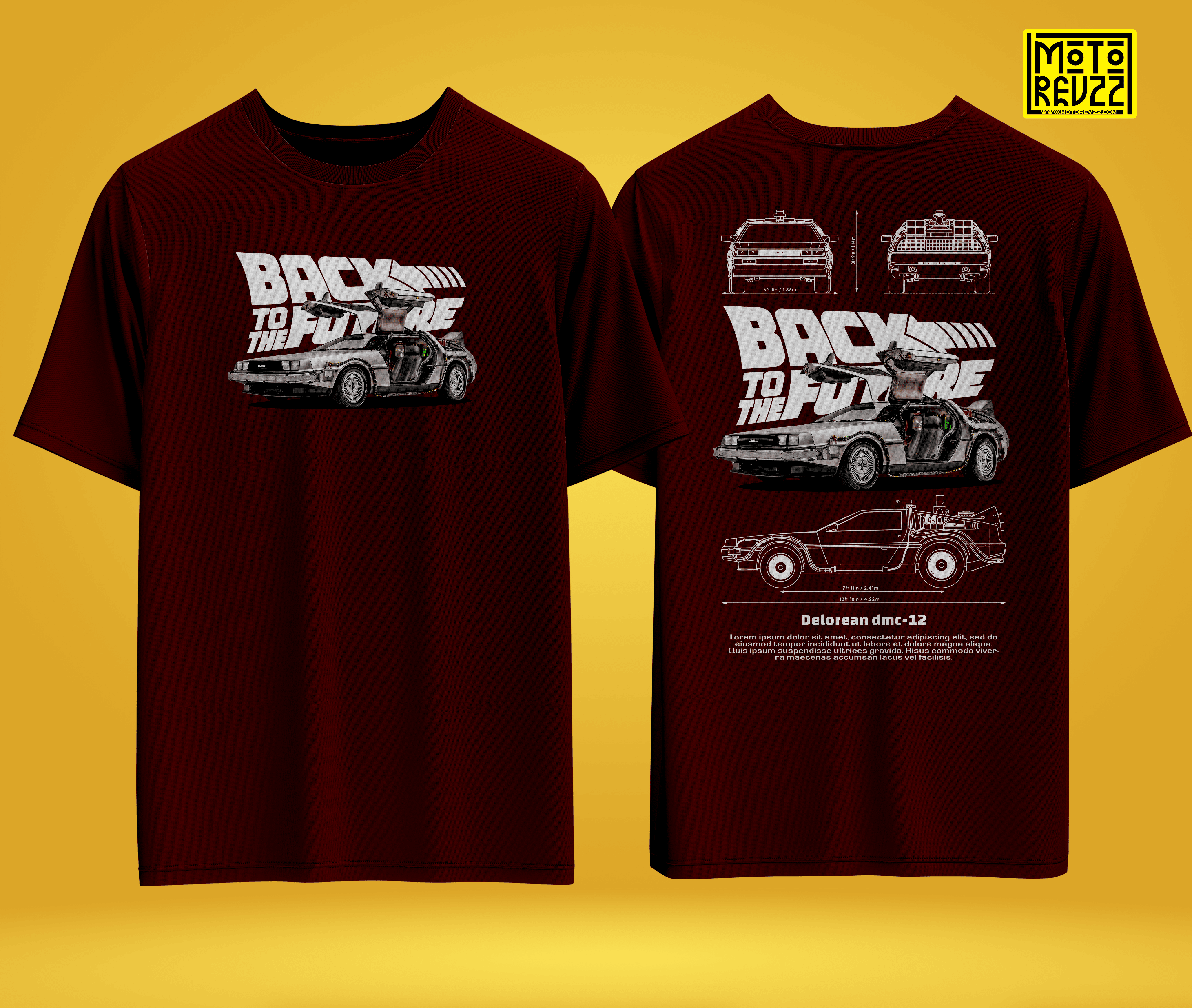 Back To The Future Oversized Tshirt