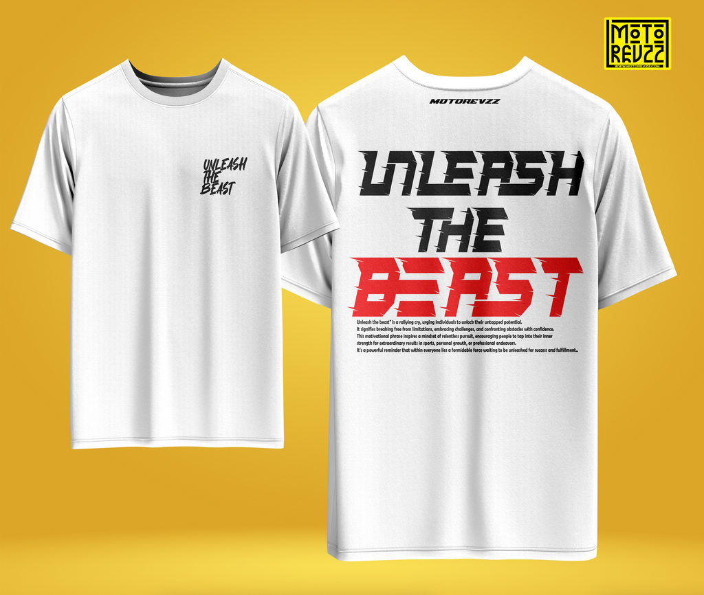 Unleash The Beast Oversized T-shirt for Bikers