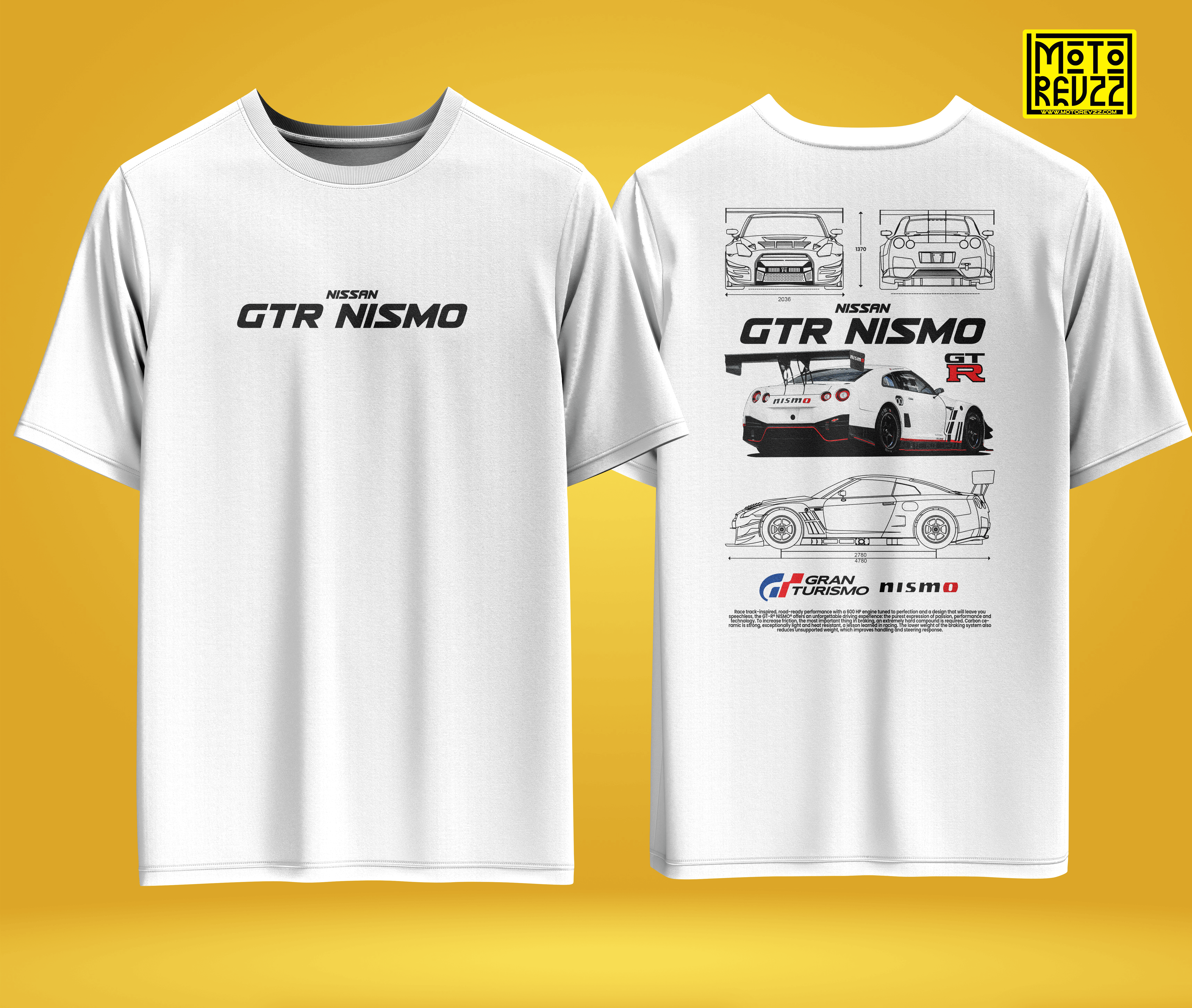 Nissan GTR Nismo Oversized Tshirt