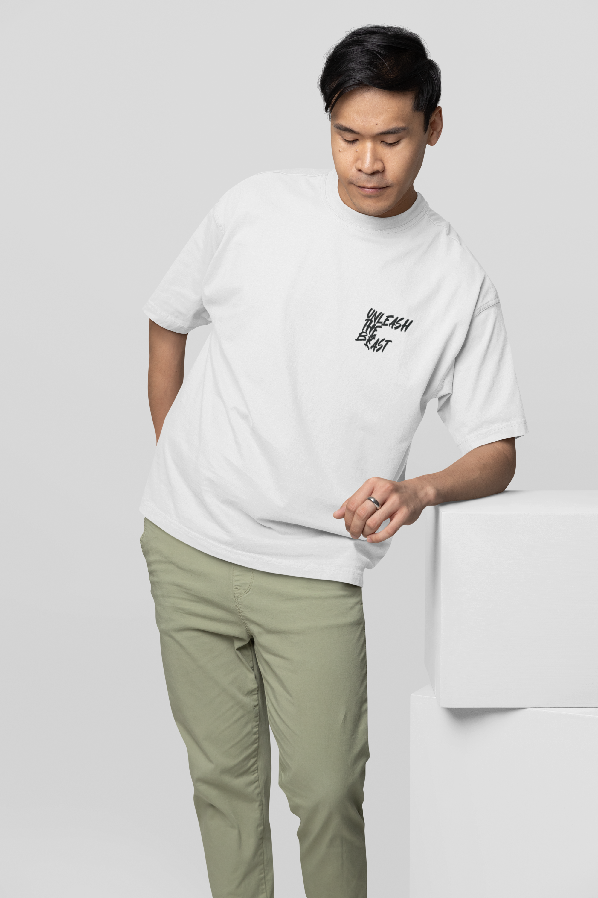 Unleash The Beast Oversized T-shirt for Bikers